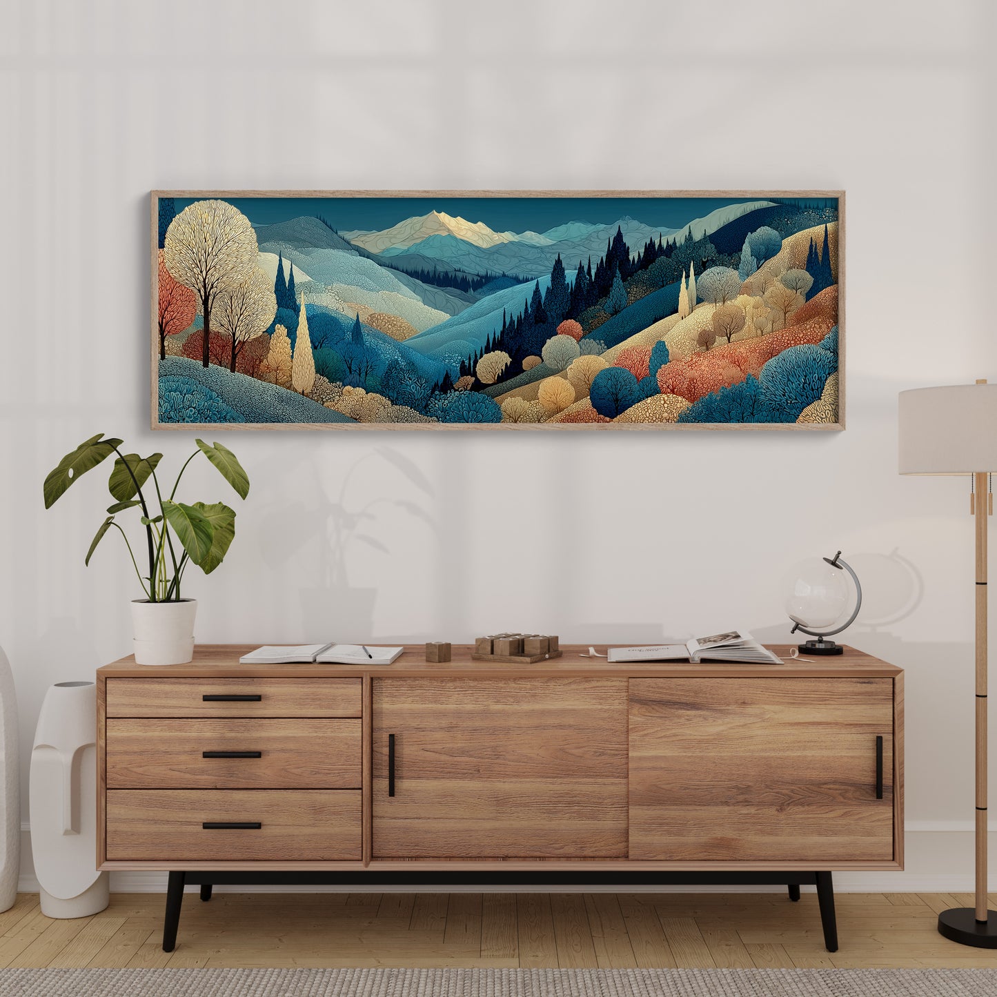 Quiet Valleys Beneath Distant Peaks