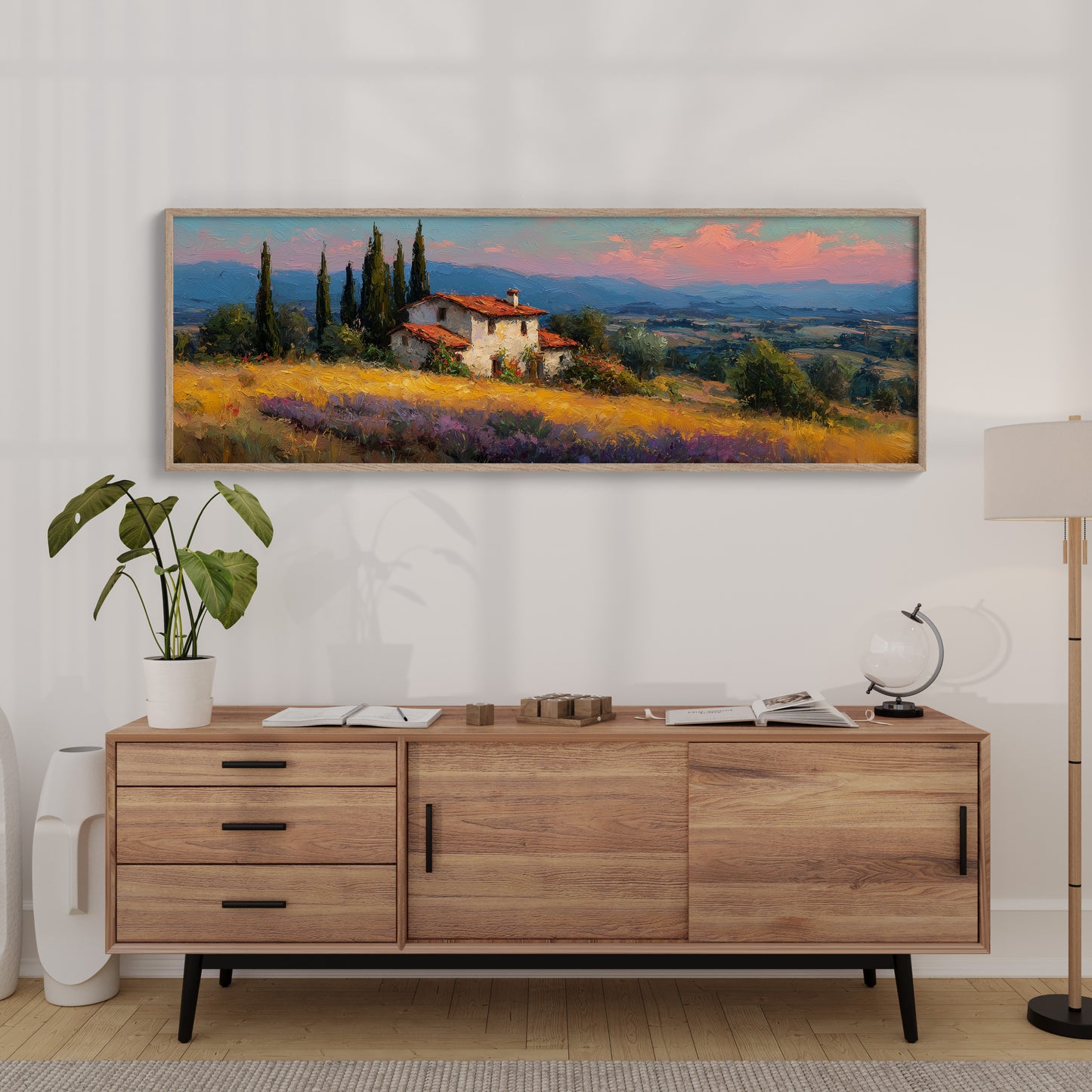 Tuscan Cottage In Golden Fields