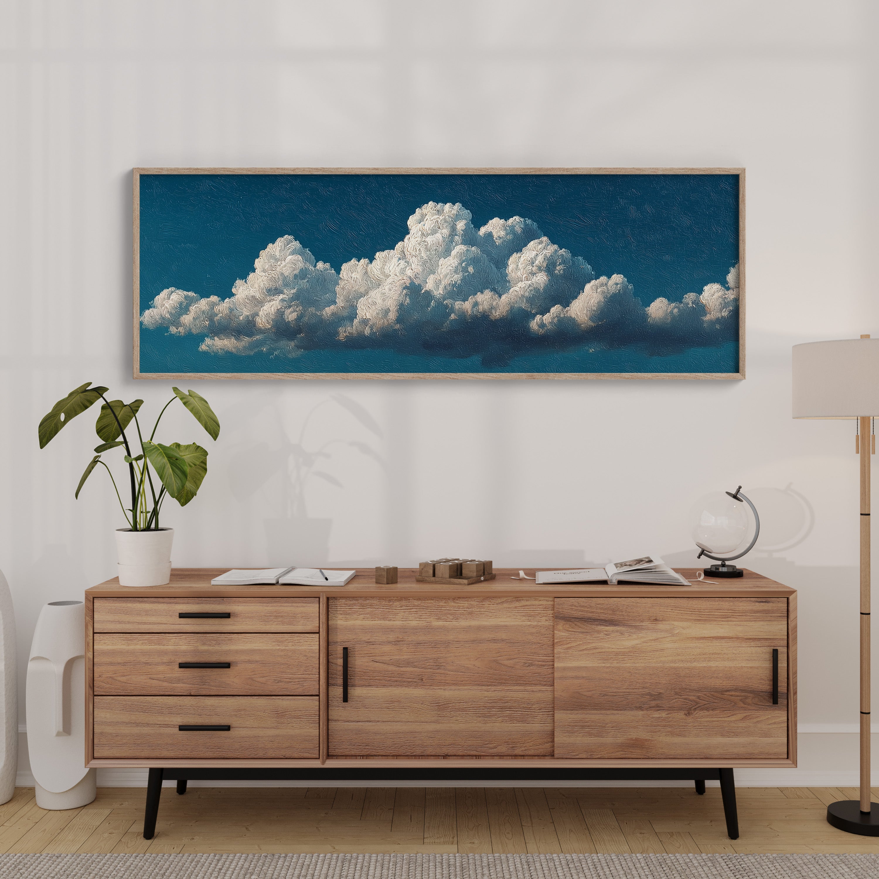 Towering Clouds In Endless Blue