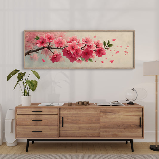 Cherry Blossoms In Soft Spring Light