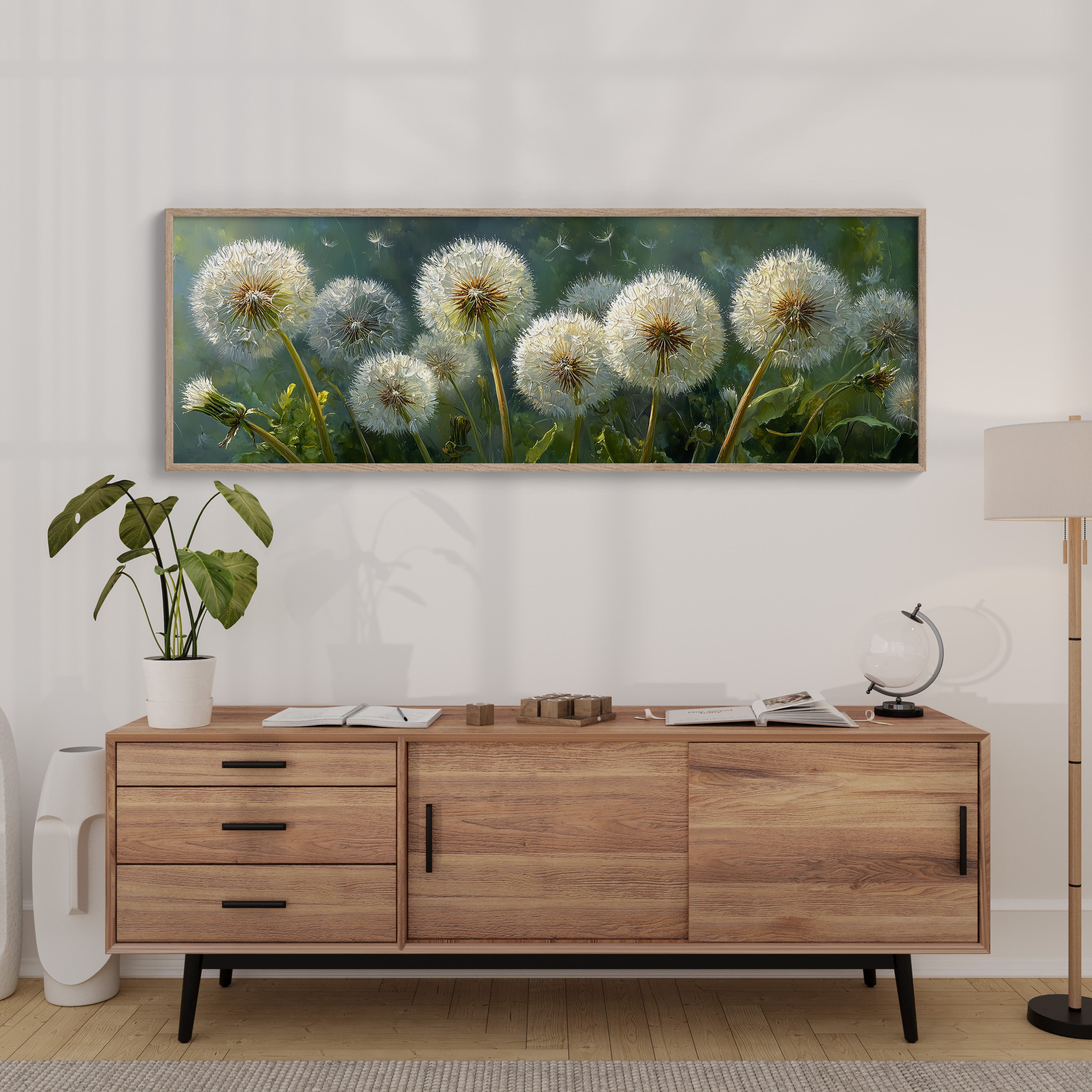 Dandelion Wishes In Morning Light