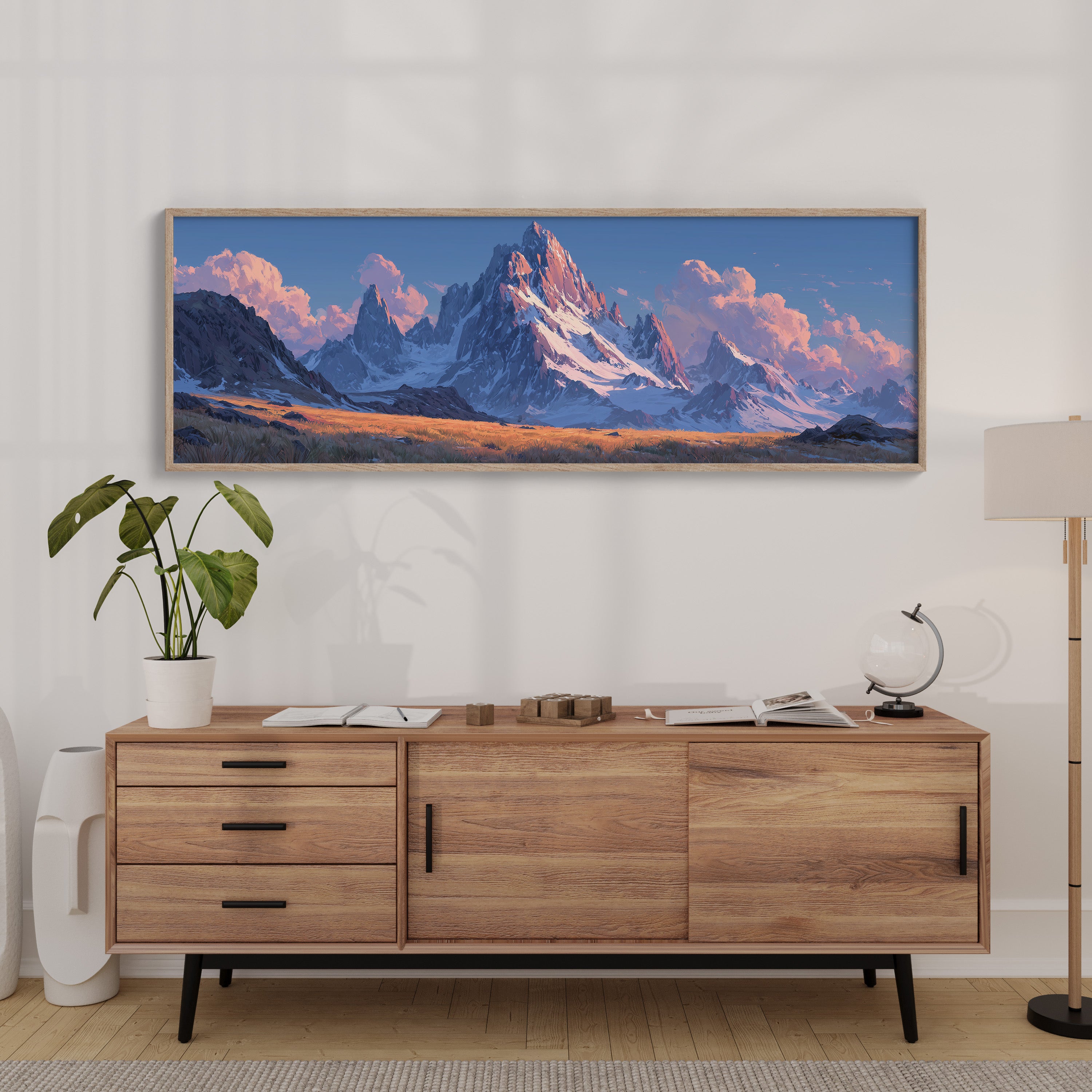 Majestic Alpine Mountain Landscape