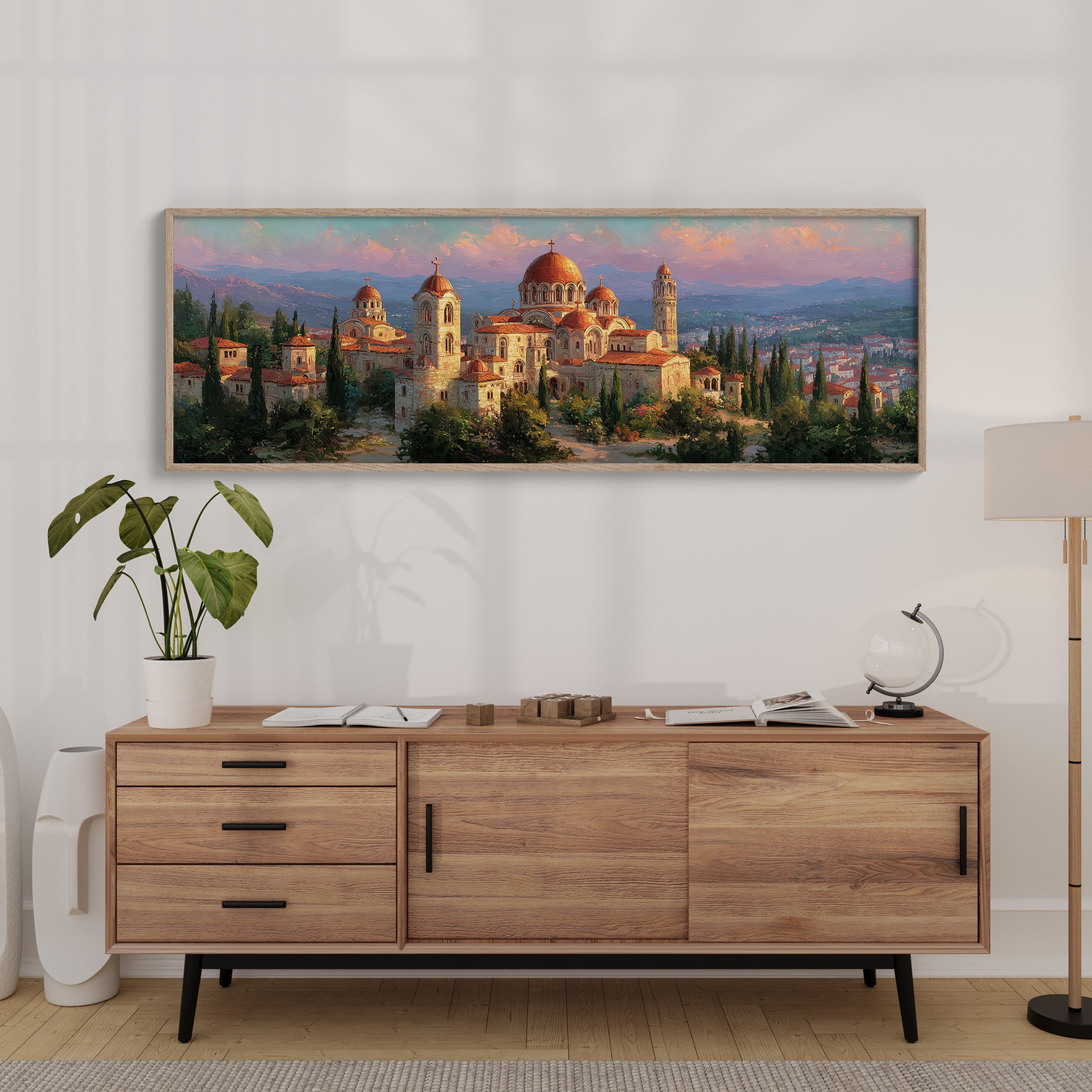 Golden Domes Above the Valley