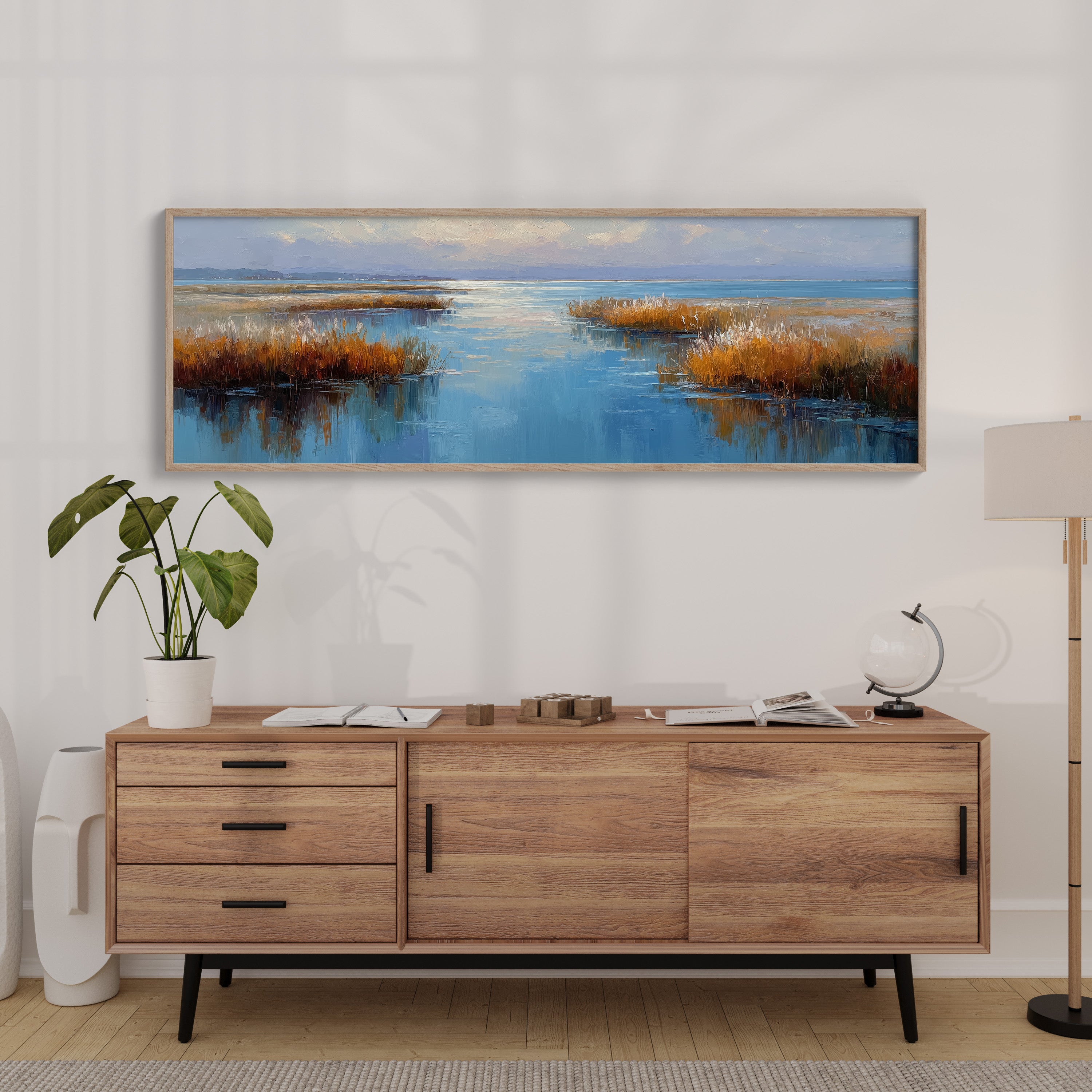 Golden Reeds by Quiet Waters