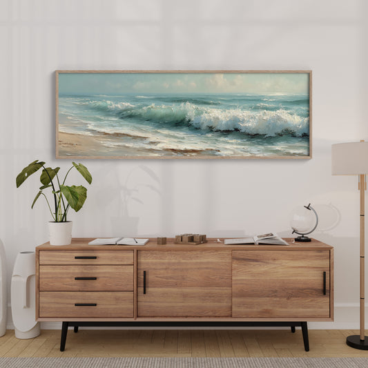 Rolling Waves on Quiet Shore