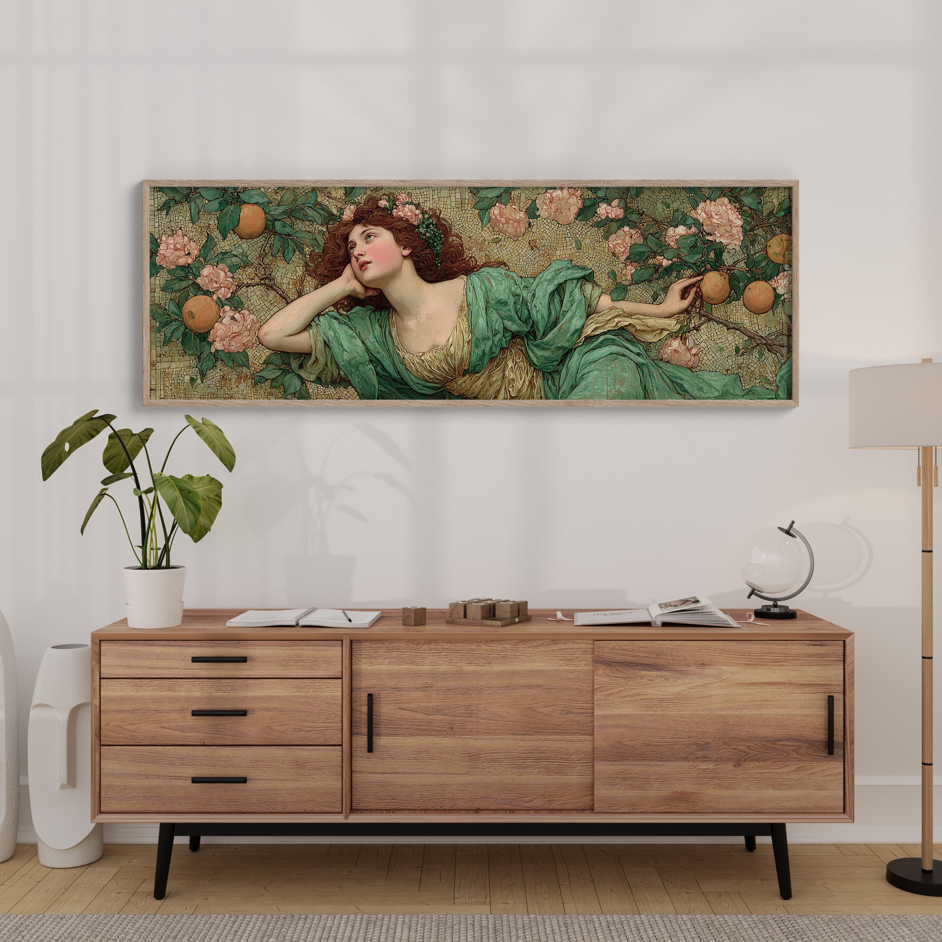 Romantic Art Nouveau Garden Muse