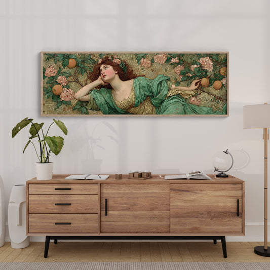 Romantic Art Nouveau Garden Muse