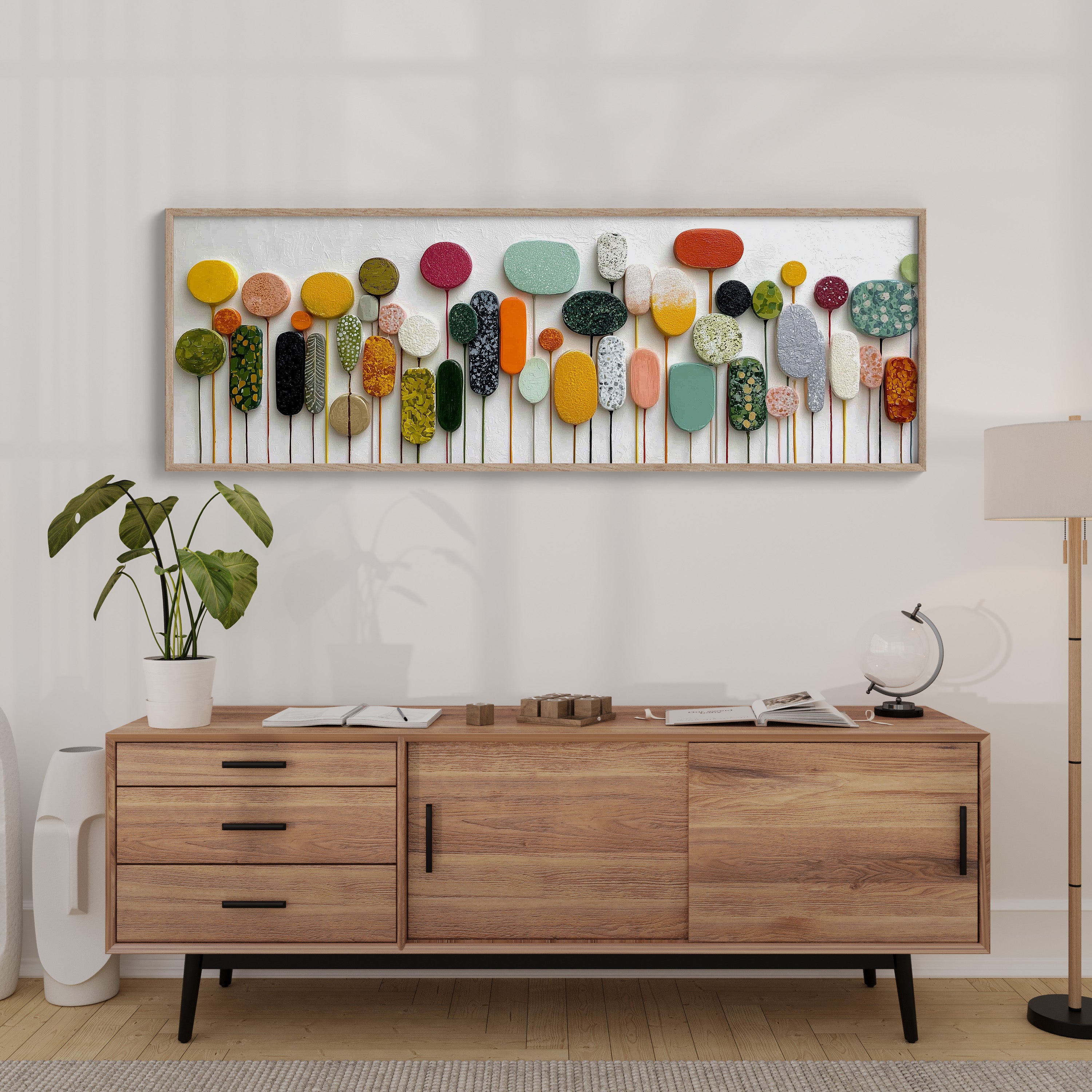 Colorful Modern Abstract Garden