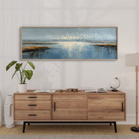 Coastal Marsh Birds Landscape Wall Art