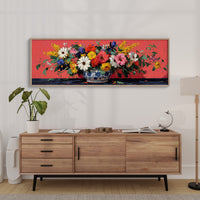 Wildflowers Spill Across Coral Light