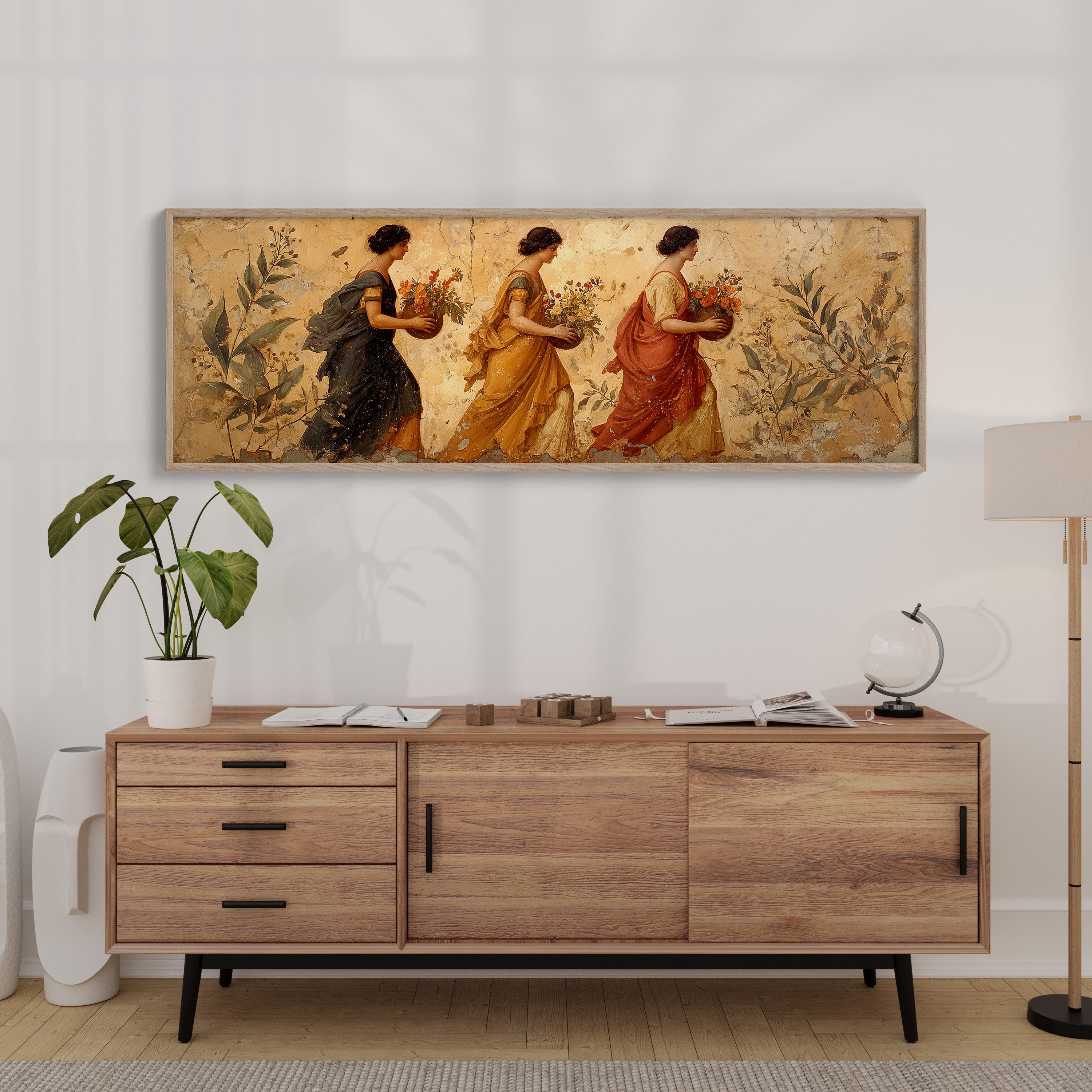 Maidens Bearing Flowers Through Time