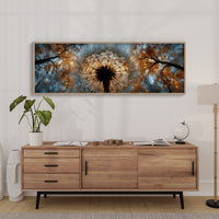 Dandelion Halo In Autumn Light