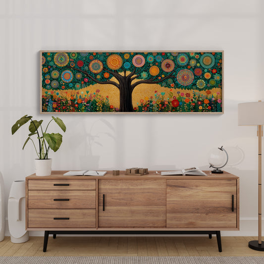 Mandala Tree Of Colorful Harmony