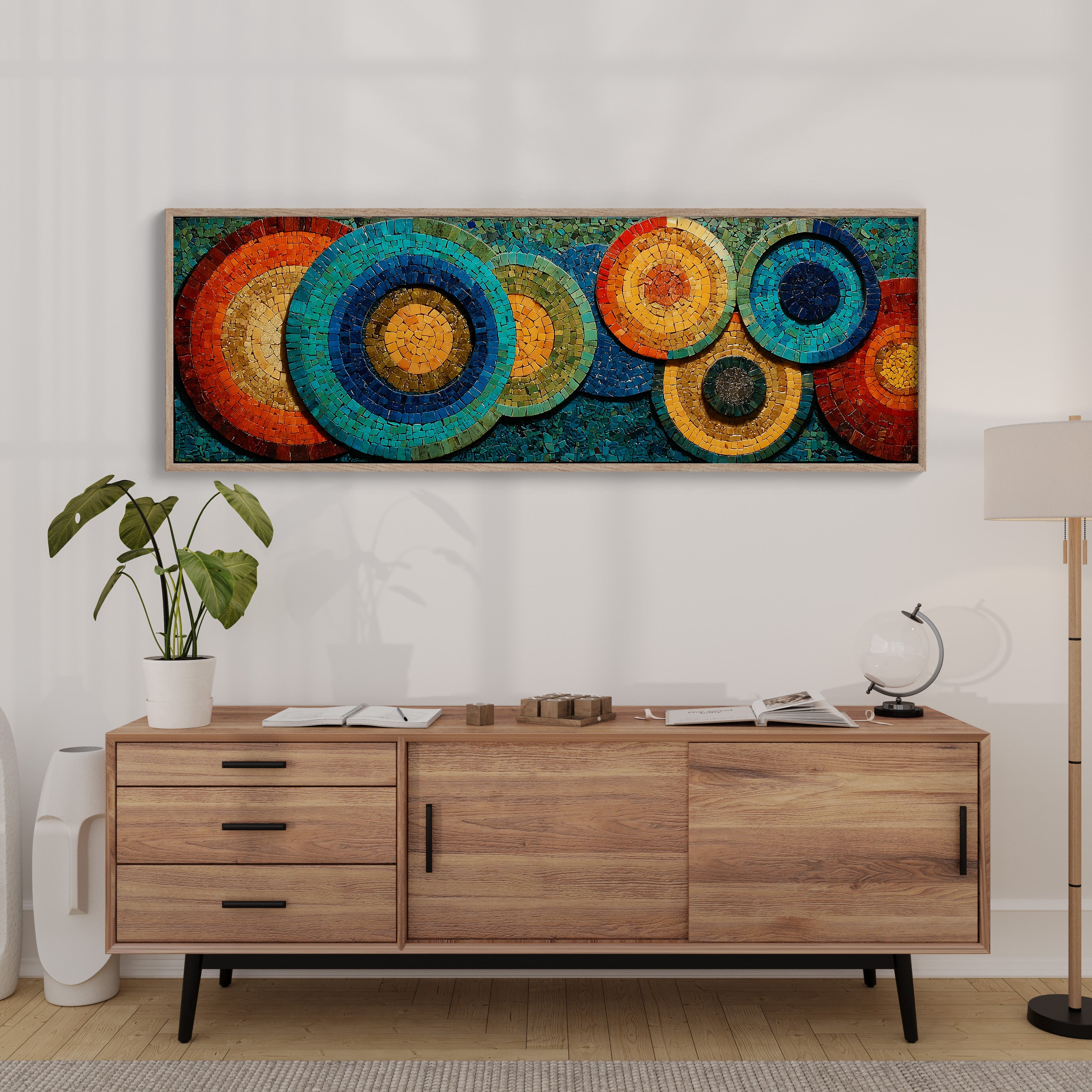 Circles Of Color Mosaic Rhythm