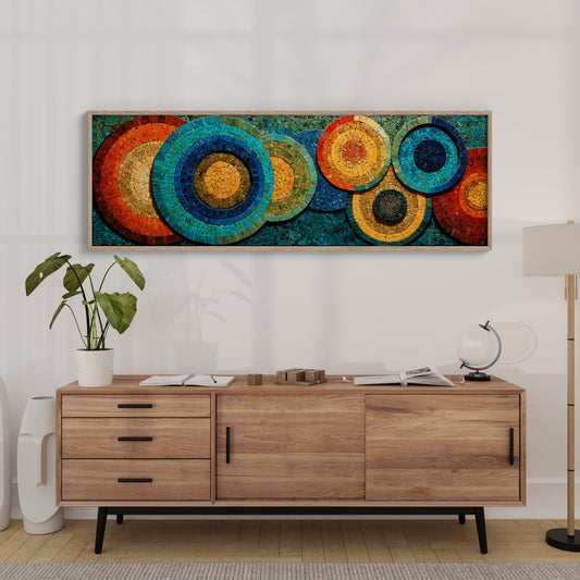Circles Of Color Mosaic Rhythm
