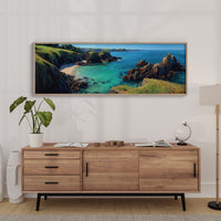 Turquoise Cove Beneath The Cliffs