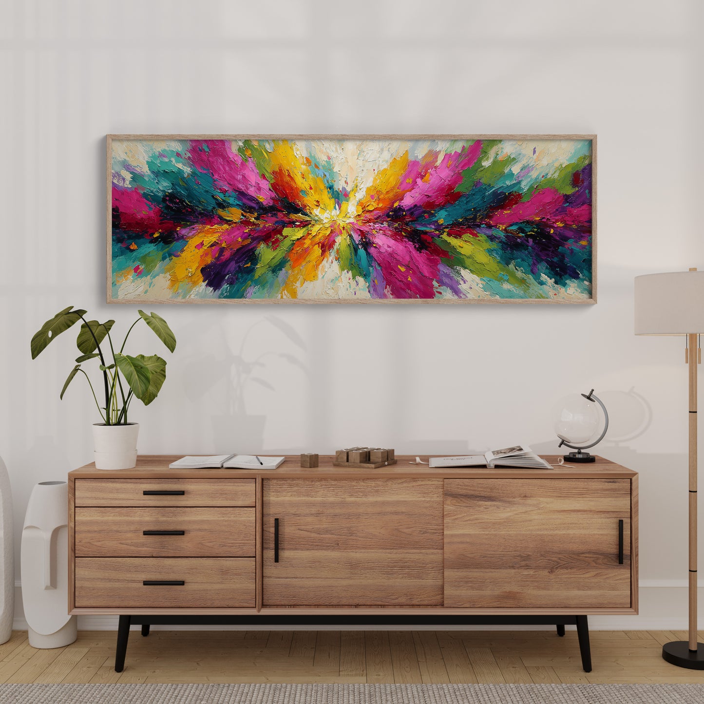 Explosion Of Color And Motion