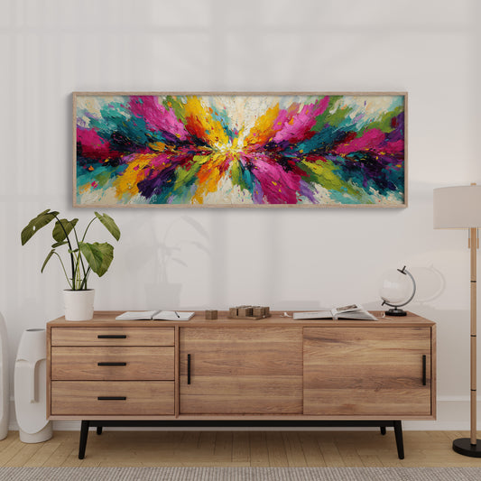 Explosion Of Color And Motion
