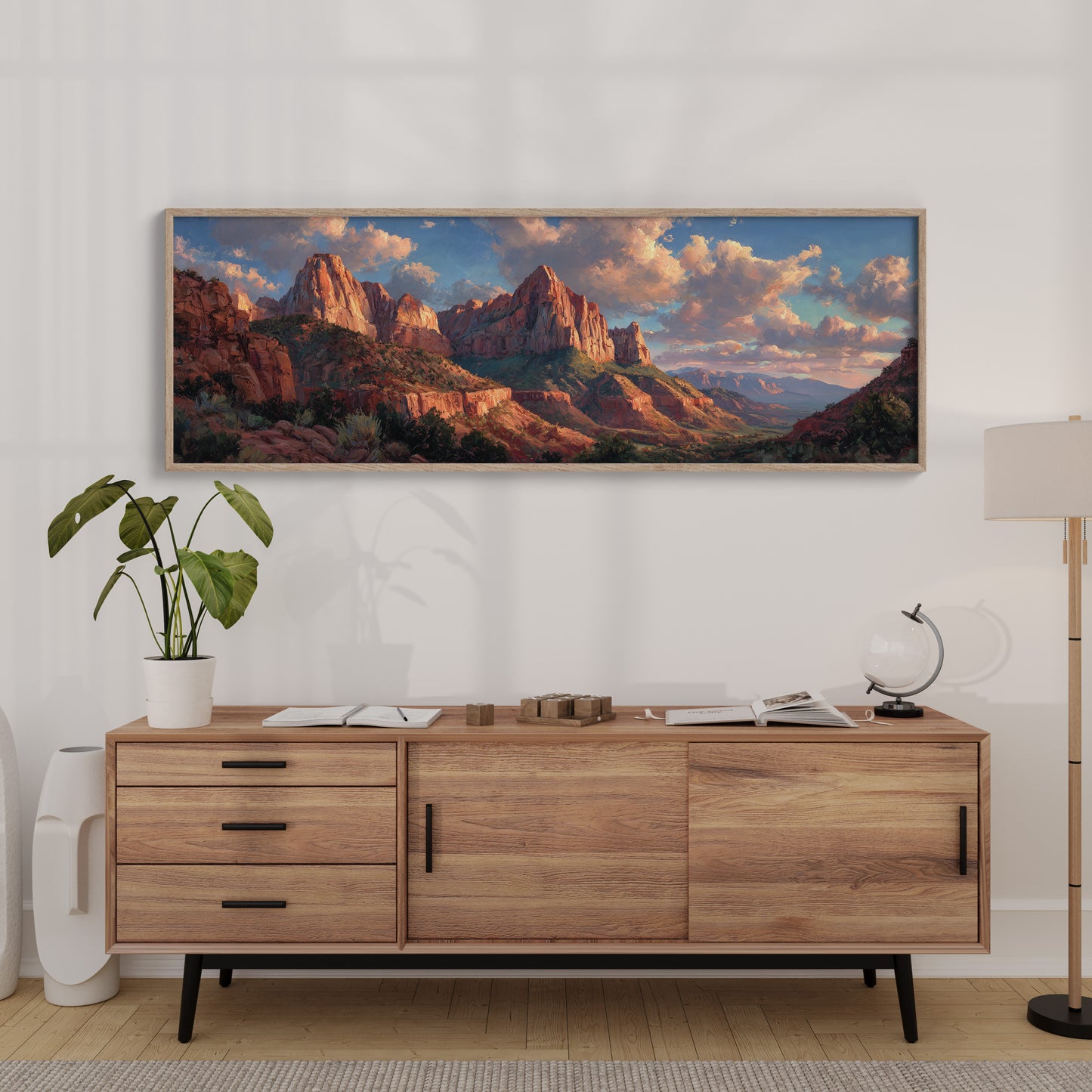 Cathedral Cliffs At Golden Hour