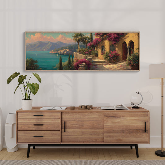 Terrace Overlooking The Blue Coast