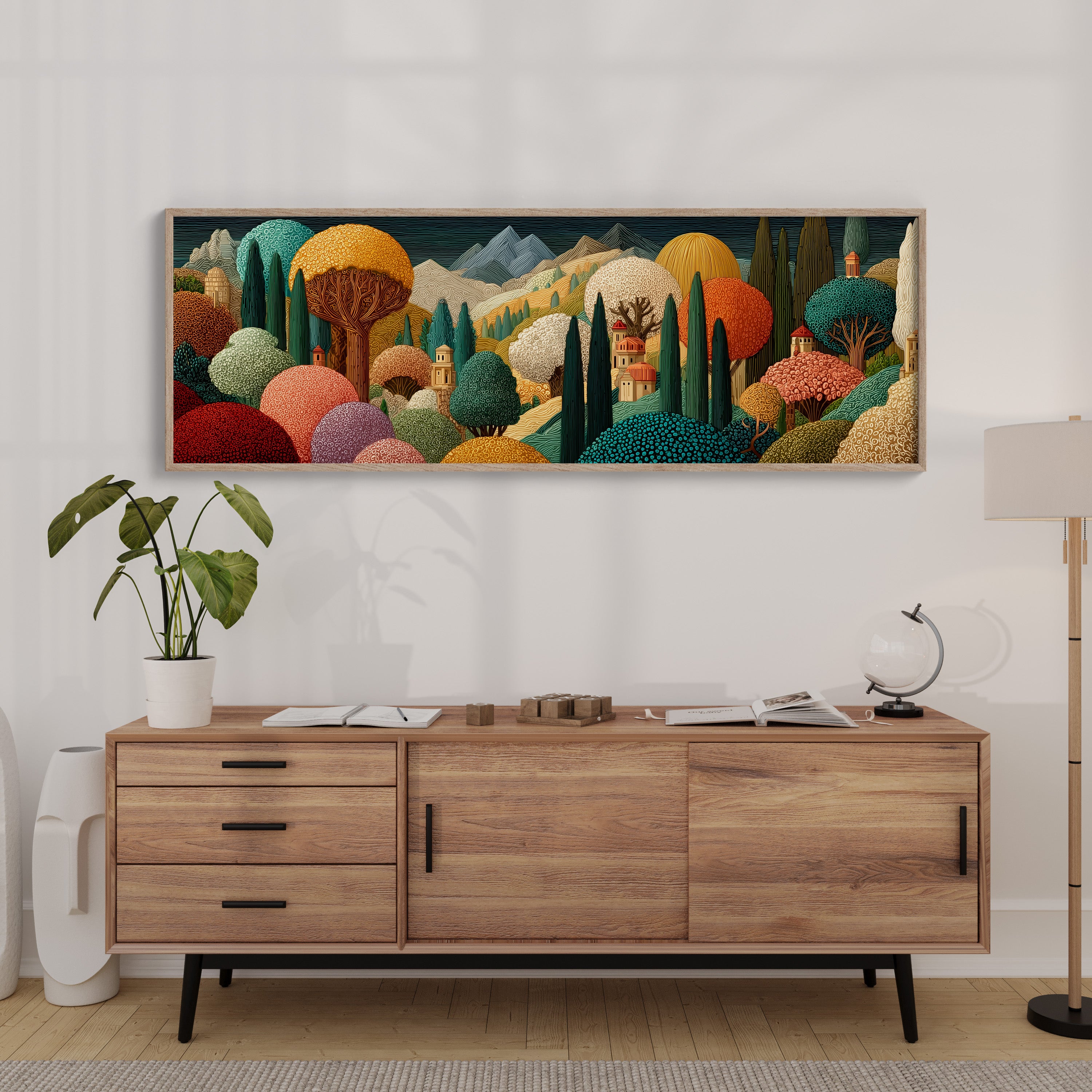 Whimsical Forest Of Painted Hills