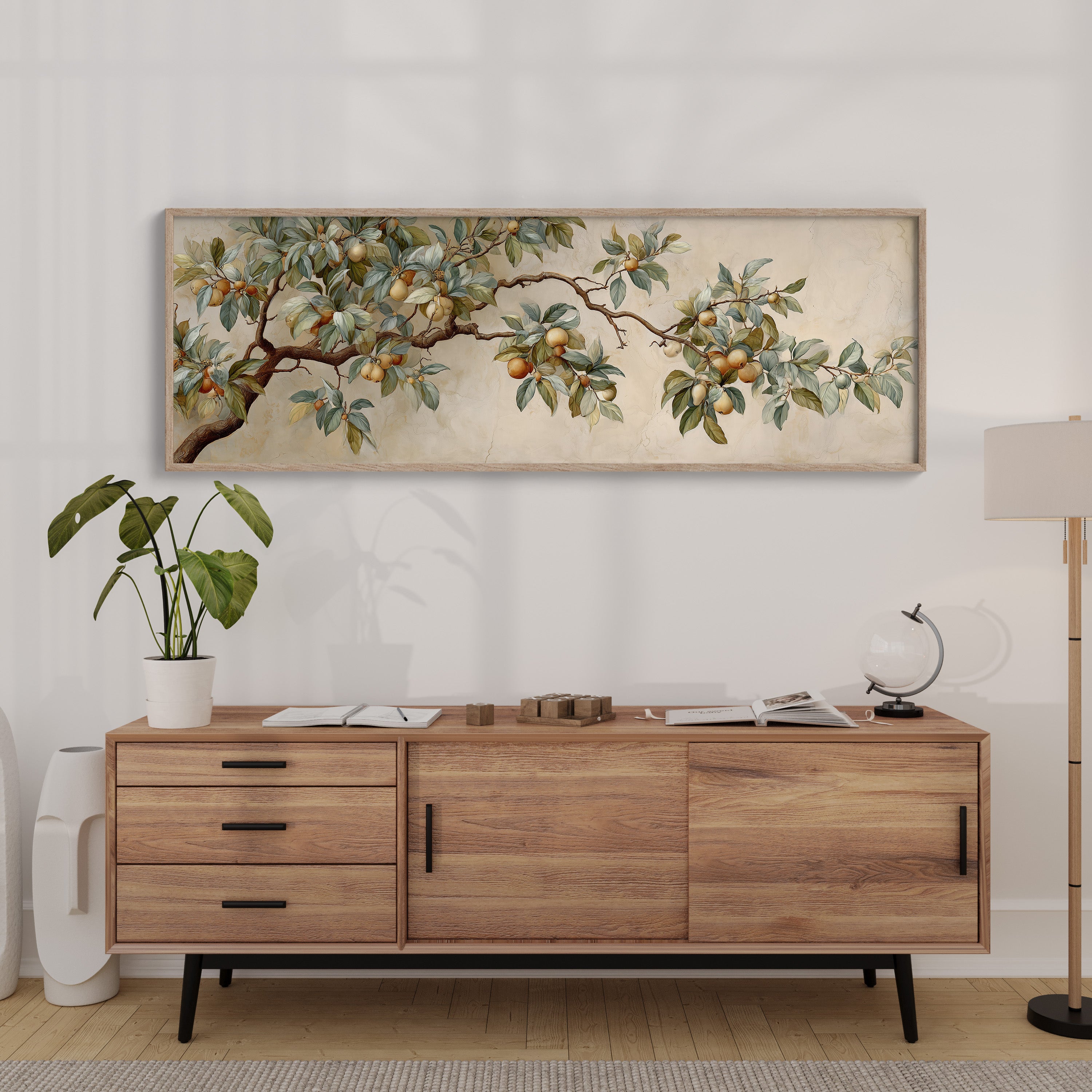 Vintage Orchard Branch Mural