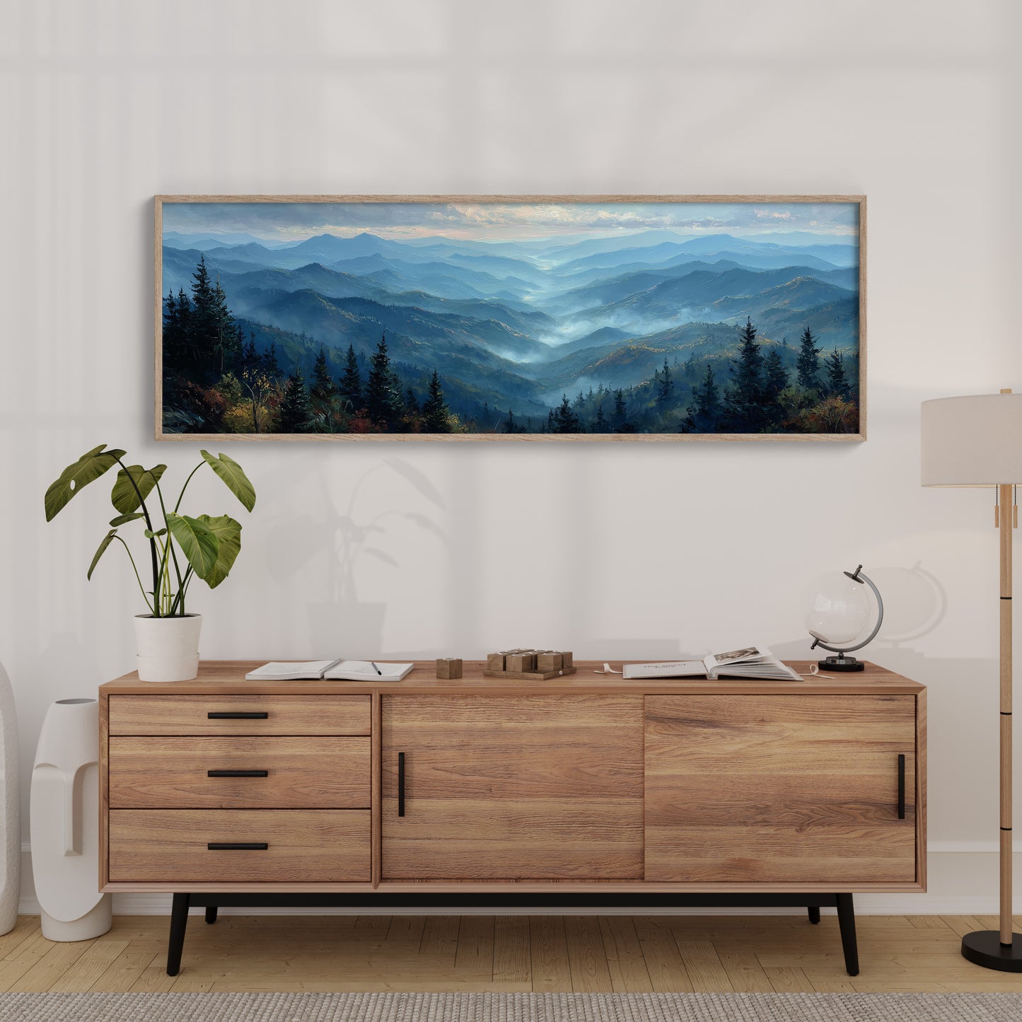 Misty Blue Mountain Valley