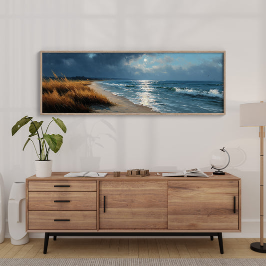 Moonlight Along the Storm Coast