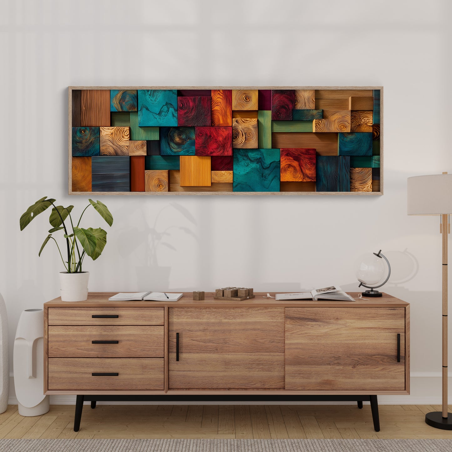 Colorblock Grain Mosaic