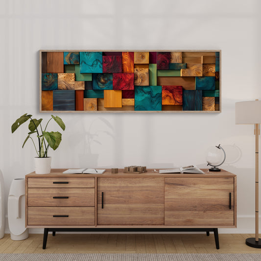 Colorblock Grain Mosaic