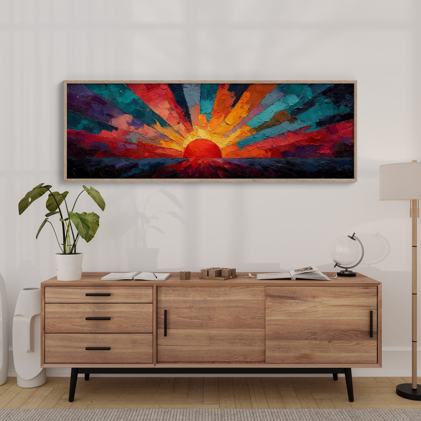 Sunburst in Painted Fire