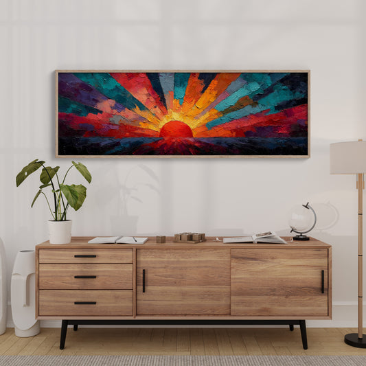 Sunburst in Painted Fire