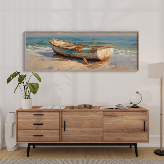 Boat Resting on Quiet Shores