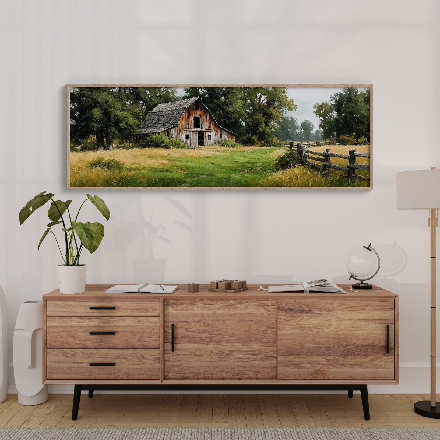 Old Barn in Summer Grass
