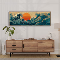 Waves Rise To Meet the Sun
