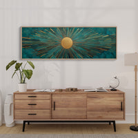 Sunburst Over Deep Waters