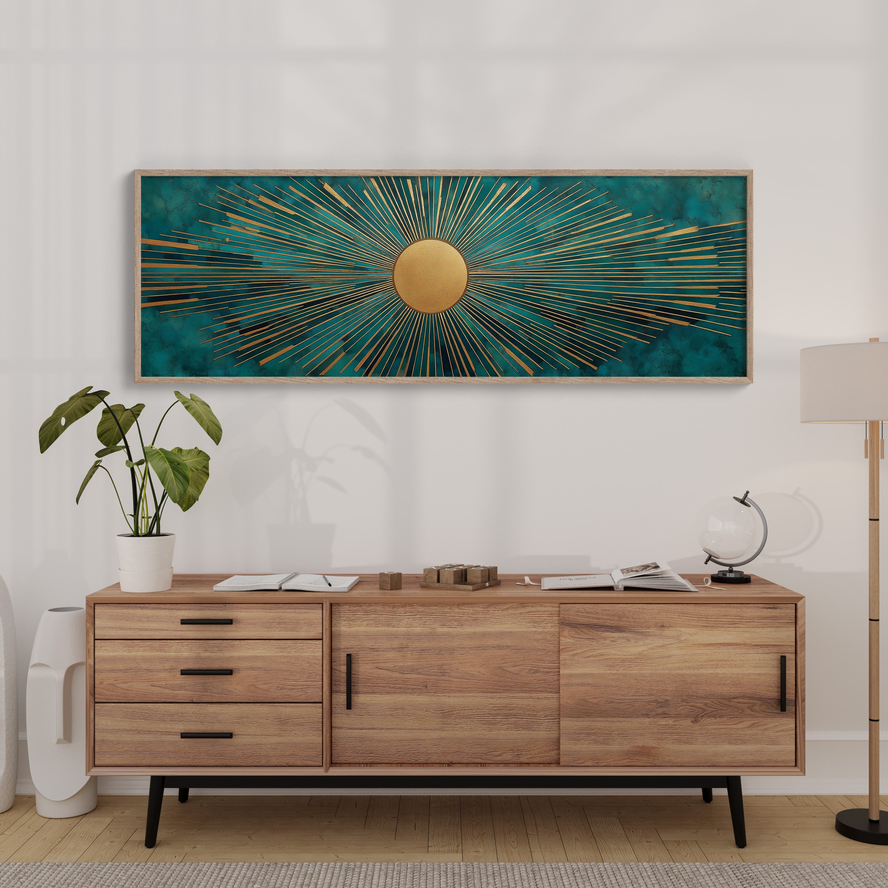 Sunburst Over Deep Waters