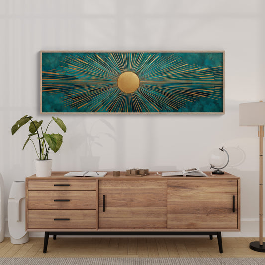 Sunburst Over Deep Waters