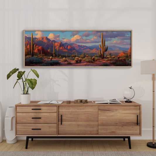 Sunset Over the Red Desert