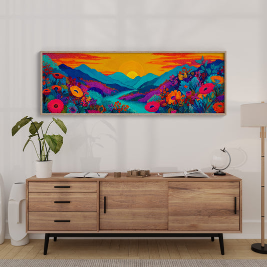 Sunrise Through Wild Bloom