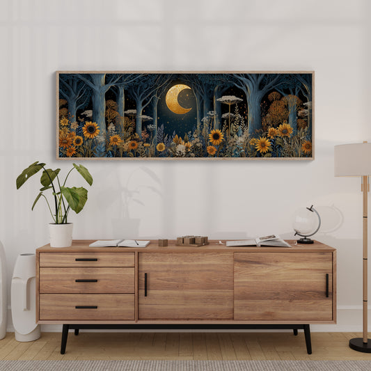 Moonlit Garden of Gold