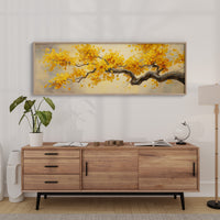 Golden Branch in Autumn Light