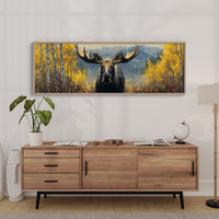 Moose Among the Golden Aspens