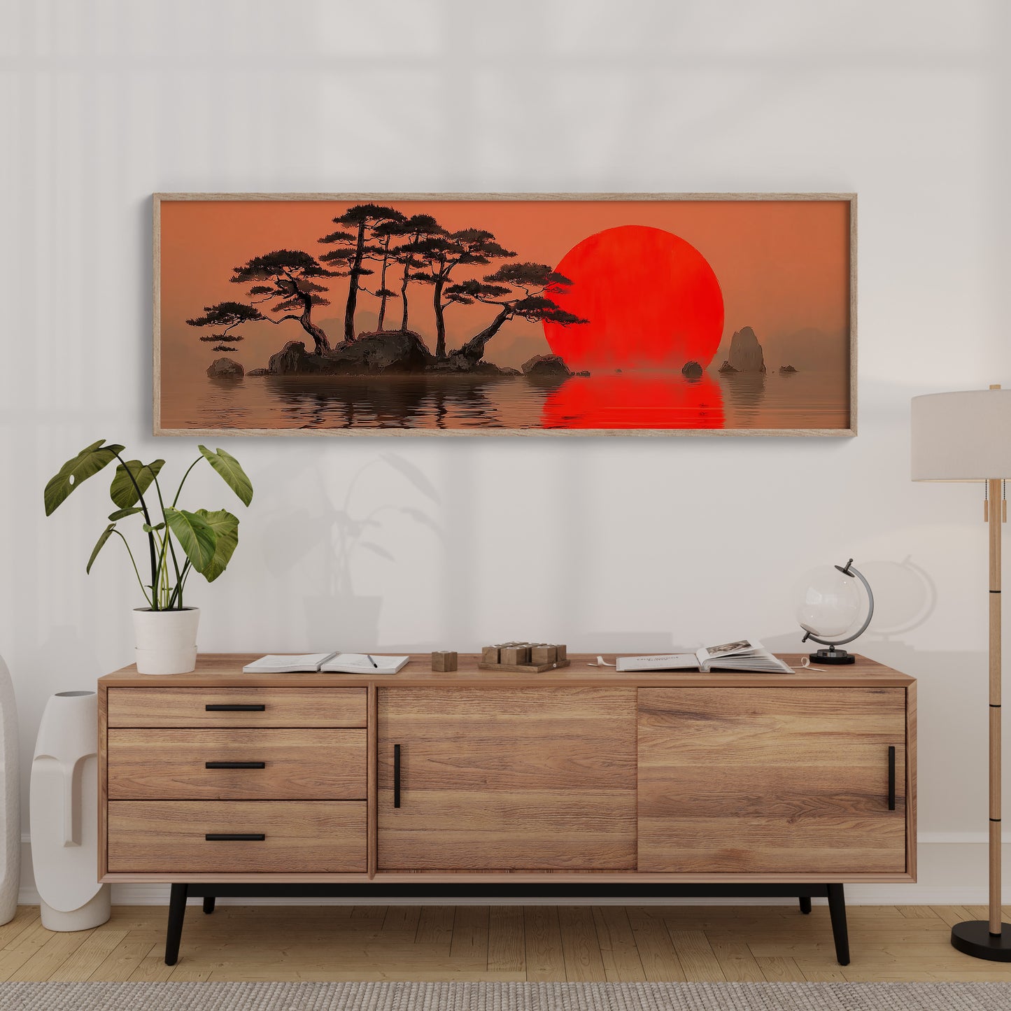Red Sun Over Silent Pines