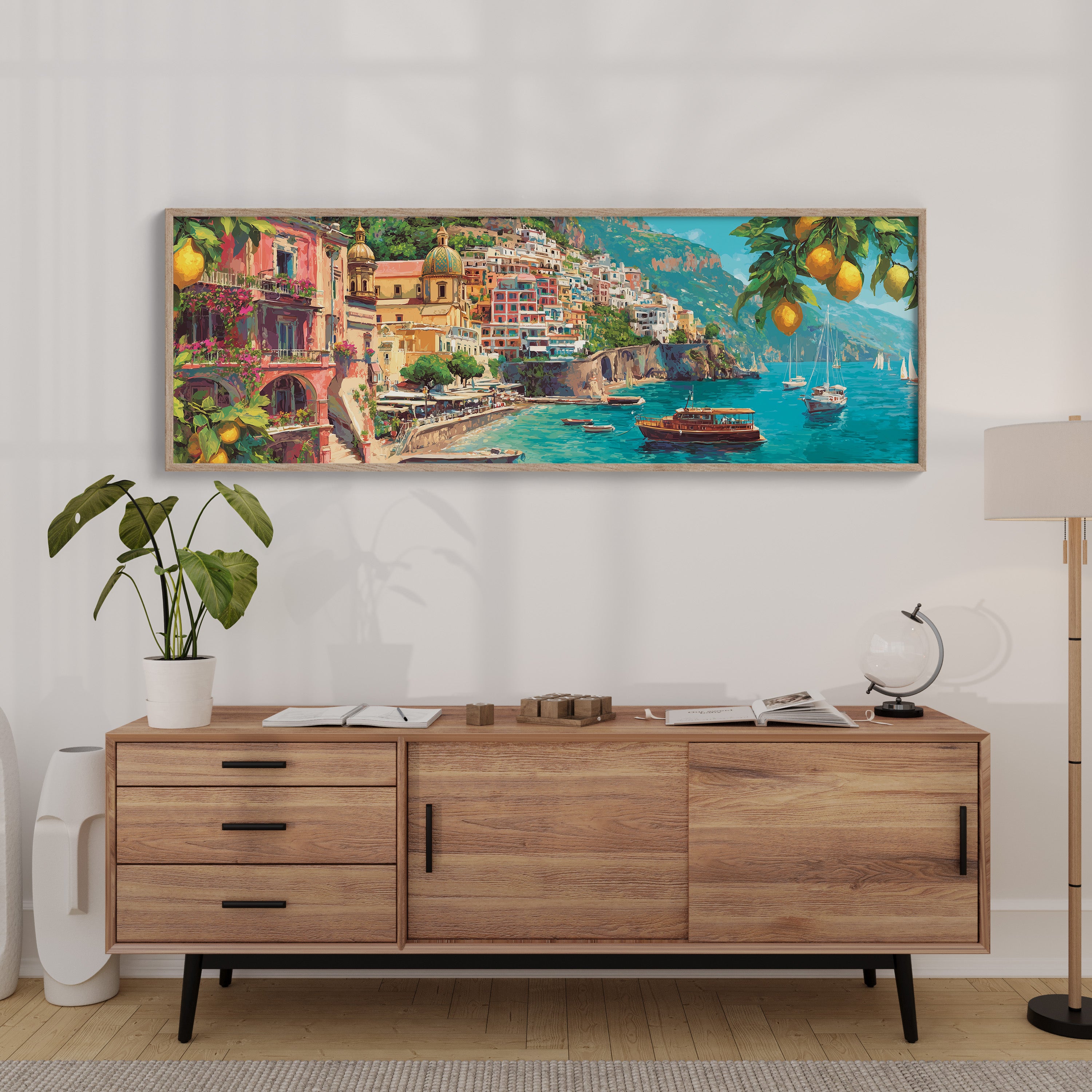 Lemons Above the Amalfi Blue