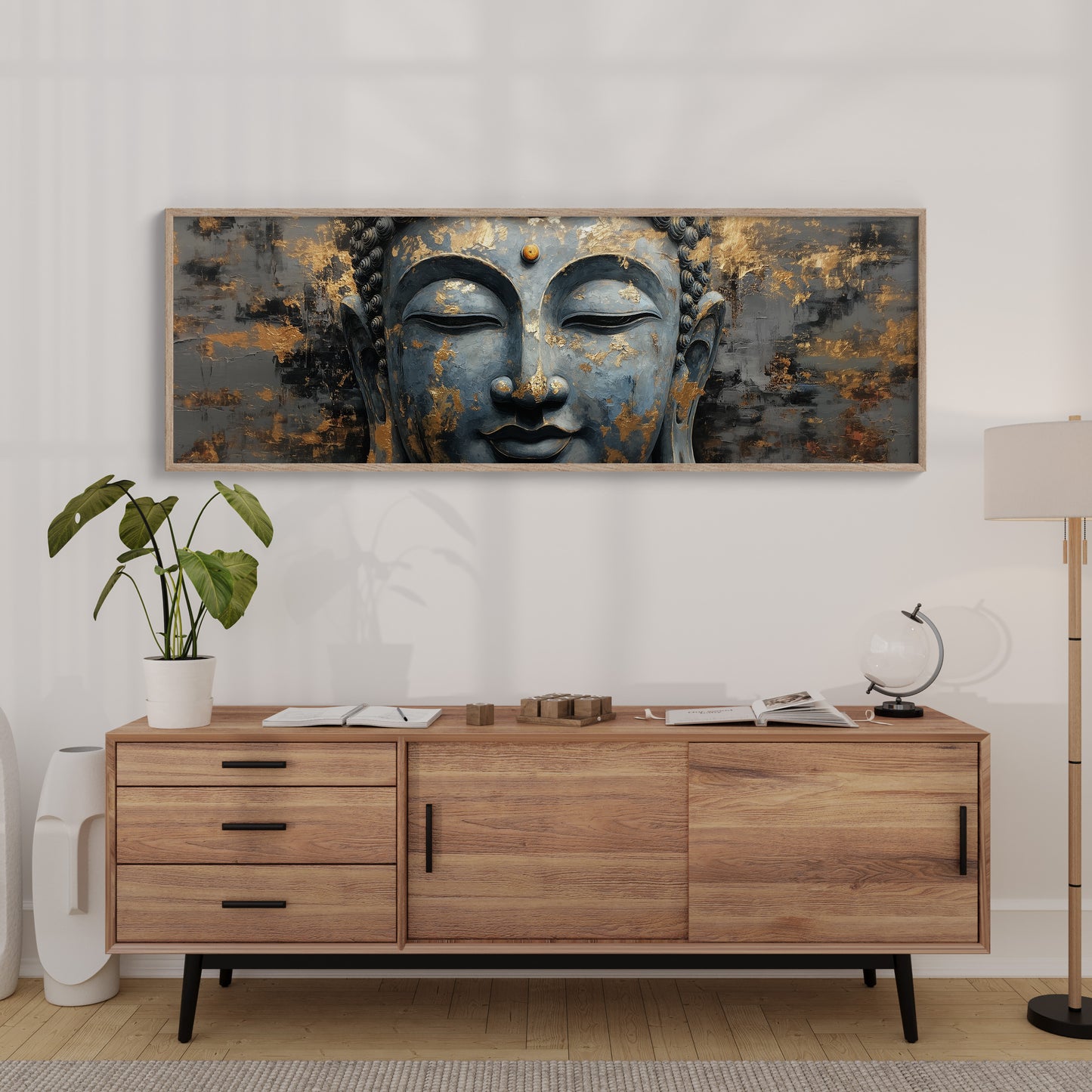 Golden Stillness Behind Closed Eyes