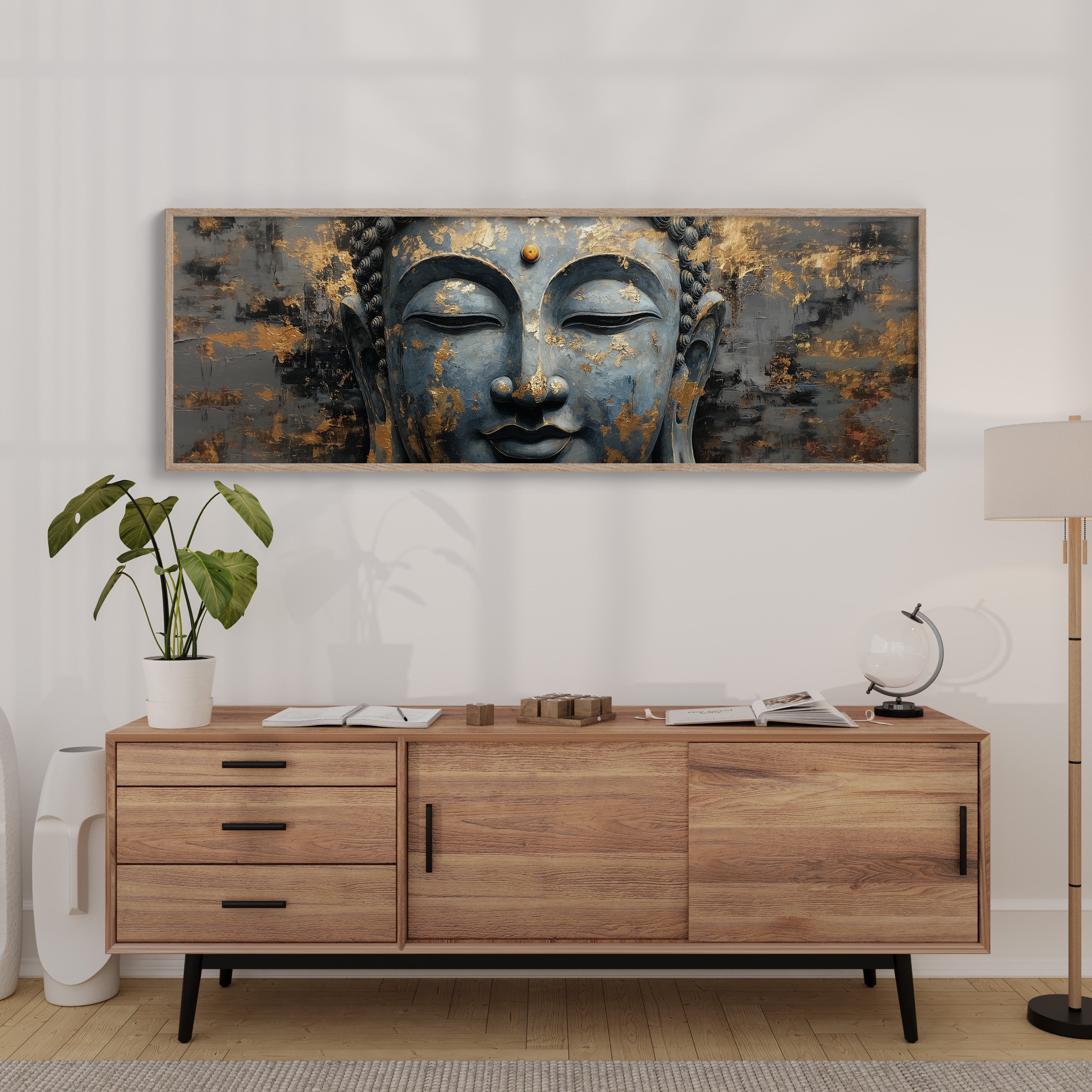 Golden Stillness Behind Closed Eyes