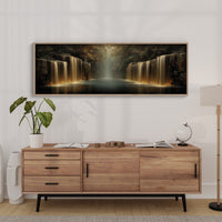 Golden Falls of the Hidden Valley