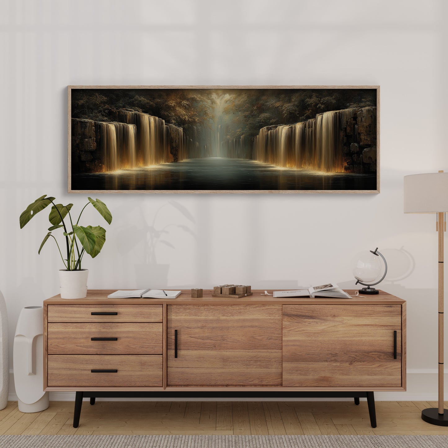 Golden Falls of the Hidden Valley