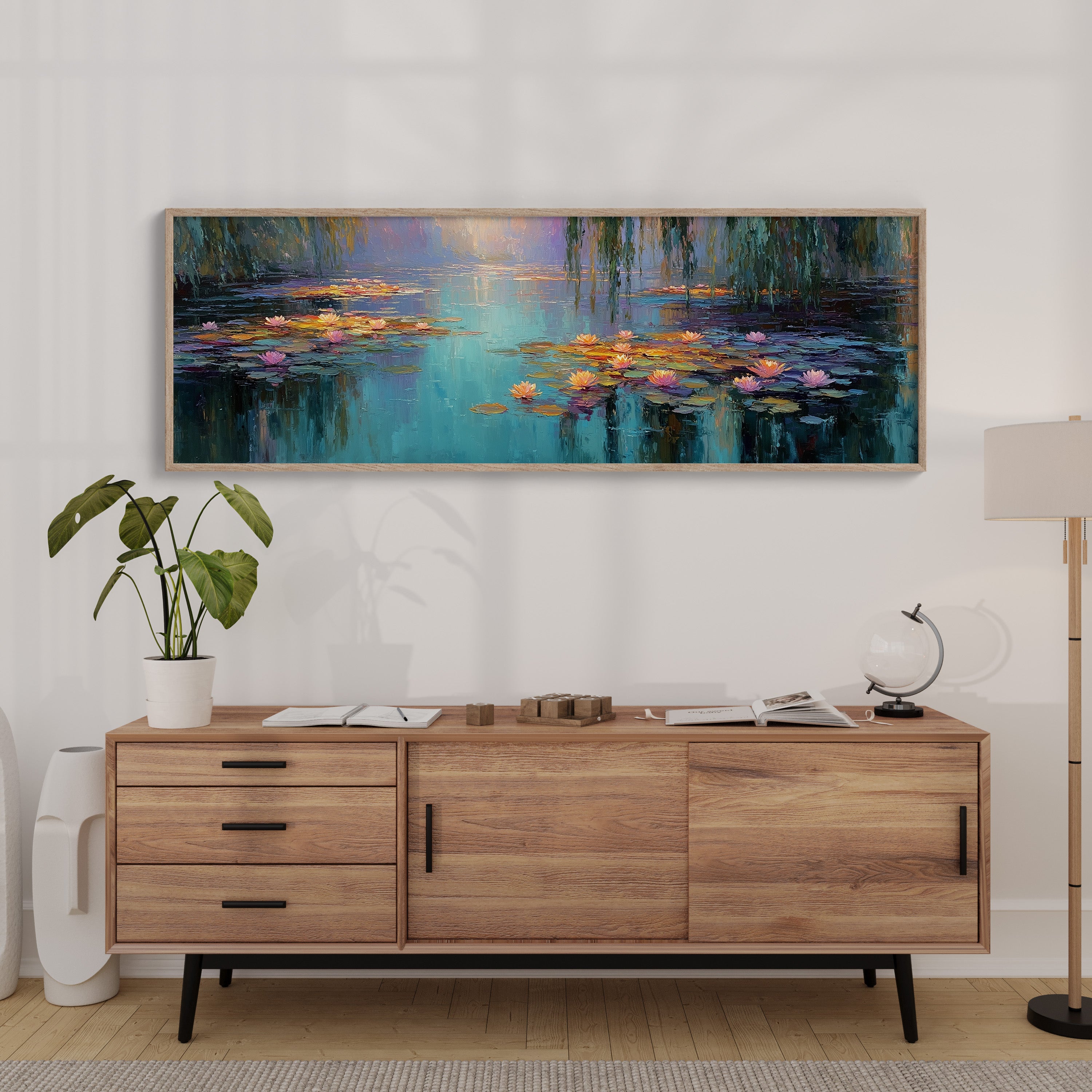 Lily Glow on the Quiet Lagoon